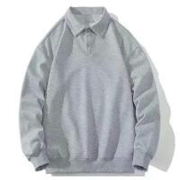 ราคา Pique Original Cloth Collar Polo Shirt Turn-down Collar Blank Version Plain Version Couple Long Sleeve T-shirt Men and Women Back Pack Collar (1734005890763687166)