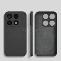 ราคา MiiVee-For Xiaomi 14T Pro Case Liquid Silicone Original Plain Rubber TPU Protector Case Xiaomi 14T Pro Cover TPU Shockproof Mi 14T Pro (1734312430745388420)
