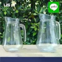ราคา [พร้อมส่ง] Pitcher, Water Pitcher, Clear Water Pitcher, Glass Pitcher, Plain Pattern (Made from Glass) (1734472141051692340)