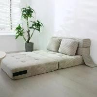 ราคา SAVADA โซฟาเบดพับได้ ผ้าลูกฟูกหนา สำหรับห้องนั่งเล่นและห้องนอโซฟาขี้เกียจโซฟาเบดปรับนอนได้sofa bed (1734031946189472883)