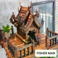 ราคา [พร้อมส่ง] ศาล ศาลพระภูมิ ศาลพระภูมิไม้สัก ขนาด 16 นิ้ว ไซส์ใหญ่ (Spirit House) (1733653347400910172)