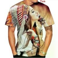 ราคา New Colorful Indian Native Culture Printed T Shirt American Native Tribal Spirit Streetwear (1734259723117430000)