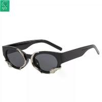 ราคา 2025 Ready Stock European and American Retro Spirit Snake Cats' Eye Sunglasses Jennie Same Style Trending Unique Future Style Sunglasses (1733463218430969274)
