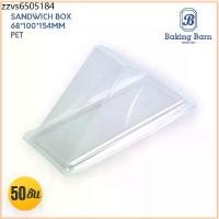 ราคา Baking barn (50 ชิ้น/แพ็ค) กล่องใส่แซนวิช กล่องแซนวิช กล่องแซนวิด Sandwich box, (BG0466) (1733956564955137441)