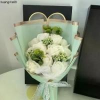 ราคา ขายร้อน [แบบใหม่ สีขาว]ช่อกุหลาบ 11ดอก ดอกกุหลาบ ดอกไม้วาเลนไทน์ ของขวัญให้แฟน ดอกไม้สวยๆ วาเลนไทน์ พร้อมกล่อง (1734376392261207086)
