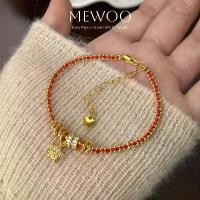 ราคา MEWOO [Phoenix Thread] เครื่องประดับพระเครื่อง กุทัณฑ์ ลายเม็ดมะยม หวังต้าเซียน สร้อยข้อมือเชือกแดงทองโบราณ สำหรับผู้หญิง เสริมดวง ปีนักษัตรงู ของขวัญตรุษจีน วาเลนไทน์ วันครบรอบ โซ่เสน่ห์ (17322981158