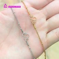 ราคา CJ สร้อยลายกระดูกงูคั่นเม็ดแบน สแตนเลสทองเลเซอร์ ไม่ลอกไม่ดำ ของแท้คือปัง คอสแตนเลส jewelry คู่ รัก หิน ตา แมว ห้อย พระ แฟชั่น สวยๆ ดิสนีย์ ช่อ ดอกไม้ วาเลนไทน์ (1734350171013481650)