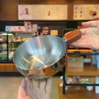 ราคา [เก็บเงินปลายทาง] หม้อสแตนเลสแบบเดี่ยว ขนาดเส้นผ่านศูนย์กลาง 14 ซม. พร้อมด้ามจับไม้สัก ชามสำหรับผลไม้ สลัด โยเกิร์ต และเครื่องมือทำอาหารเช้าในร้านอาหาร (1733414908092581113)