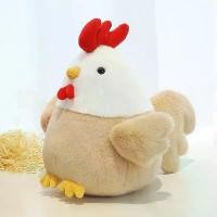 ราคา ตุ๊กตาไก่ ตุ๊กตา น่ารัก ไก่เทียม ตุ๊กตาผ้า เหมาะสำหรับเด็ก หมอนเด็ก สไตล์สาวหัวไชเท้า monchhichi แพนด้าแดง แม่ ลูกดก (1733183156518683707)