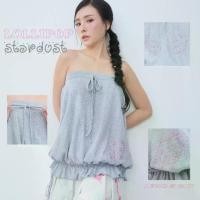 ราคา Just.kidding.goods - Lollipop Balloon Tube Top เกาะอกทรงบอลลูน ติดเพรชปีกหน้าฟ้าและหัวใจ มีโบว์ผูกที่อกและเอวปรับขนาดได้ (1734378270894163482)