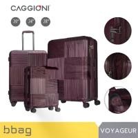 ราคา CAGGIONI กระเป๋าเดินทางล้อลาก รุ่นโวยาจเกอร์ 15082 มีซิปขยาย TSA Lock : สีไวน์แดง Red Wine (1733740166565103264)