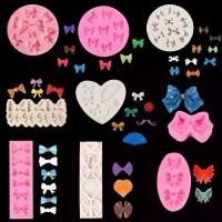 ราคา แม่พิมพ์อบเค้กโบว์หลายแบบ DIY ฟองดอง ช็อกโกแลต ตกแต่งเค้กโบว์ แม่พิมพ์ซิลิโคน (1734059164199651080)