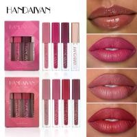ราคา ชุดลิปกลอส 4 ชิ้น ลิปกลอสมุก ทาง่าย ติดทนนาน กันน้ำ ไม่เลอะ ชุดลิปกลอส 4 u 2 ลิปสติก พิม รี่ พาย lippies ลิป มา แรง ลิป แมต ลิปกลอส การ์ตูน ลิป ไม่ ติด แมส (1731531285832631591)