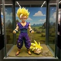 ราคา New Dragon Ball anime figure, two interchangeable heads, Son Gohan action figure, Super Saiyan 2 Cell, children's toy, decoration, Son Goku, gift. (1734446372737025300)