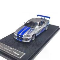 ราคา KOD 1: 64 Nissan Skyline Skyline GTR R34 Alloy Car Model Decoration Simulation Collection Gift (1734326350316013547)