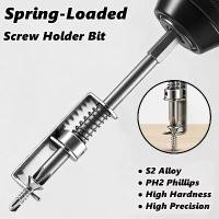 ราคา 2pcs Spring-Loaded Screw Holder Drill Bit Anti-Drop Screwdriver Bit Fixing Clamp Set Screw Holder Drill Bit Phillips Screwdriver Bit (1734534707750012069)