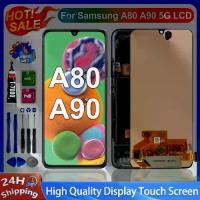 ราคา For Samsung Galaxy A80 A90 LCD Display SM-A805F SM-A908B Digitizer Touch Screen Assembly Replacement (1733652719695332352)