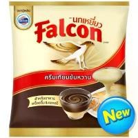 ราคา บล็อกบัสเตอร์ ขายดี นกเหยี่ยวครีมเทียมข้นหวานชนิดพร่องไขมัน 2กก. Falcon Sweetened Condensed Non Dairy Creamer 2kg. [8850188801683] อา ชีส กระป๋อง สโมคชีส ครีมชีส ตรา โดนัท (1734439336054326724)