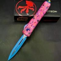 ราคา มีดสปริงเอนกประสงค์ สองคม ไมโครเทค วอริเออร์ โดนัท Microtech มีดเดินป่า มีดทำครัว ตั้งแค้มป์ กิจกรรม สันทนาการต่างๆ มี 4 สี (1733015558891799850)