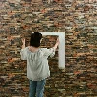 ราคา วอลเปเปอร์ วอลเปเปอร์ติดผนัง วอลเปเปอร์ติดผนัง 3d wallpaper ลายหิน ลายอิฐ กันกระแทก มีกาวในตัว wallpaper (1734525308255241398)