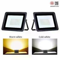 ราคา [COD] Dxp Spotlight, Bright Light, Spotlight Led10W/20W/30W/50W/150W/200W/300W Ac 220V (Uses 220V Household Electricity) White Light/Yellow Light, Ip66, Very Bright. (1734219515607418264)