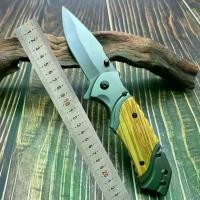 ราคา Browning X49 wooden handle folding knife, multifunctional camping self-defense knife, portable folding knife, household fruit knife (1734657573905532332)