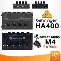 ราคา CODBehringer HA400 / Sweet Audio M4 4-Channel Stereo Headphone Amplifier แอมป์หูฟัง HA 400 SweetAudio M 4TikTok (1732597082682001101)