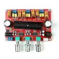ราคา 2*50W+100W Dual TPA3116D2 Power Subwoofer 2.1 Channel Amplifier Board TPA3116 Audio Stereo Equizer AUX Amp #467732 (1732442020896671621)