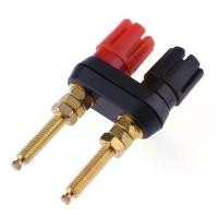 ราคา Gold Plated Banana Plug Connector Speaker Amplifier Extended Terminal Binding Post for Amplifier Speaker Terminal Connector (1734641898275374653)