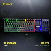 ราคา คีย์บอร์ดเกมมิ่ง NUBWO NK-23 Mutant Gaming Keyboard ไฟ LED BACKLIGHT (1733026704904456047)