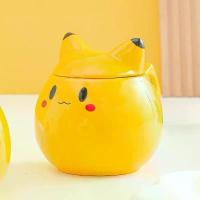 ราคา คลังสินค้า ส่งด่วน⚡️โปเกม่อน ของใช้ปิกาจู พิคาชู Pikachu mug with lid coffe cup แก้วมัคพิกาจูมีฝาน่ารัก แก้วน่ารัก แก้วชา (1734375581288859521)