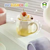 ราคา แก้วน่ารักๆ แก้วมัคไล่สี Morandi แก้วมีหูจับ แก้วสวย 350 ml วัสดุเซรามิก แก้วมัค แก้วกาแฟ mug สามารถมอบเป็นของขวัญได้ (1734488047221573141)