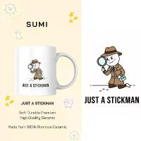 ราคา SUMI MUG แก้วเซรามิค แก้วน้ำ แก้วกาแฟ ขนาด 11OZ. [JUST A STICKMAN 10] ขาย (1733571169153288177)