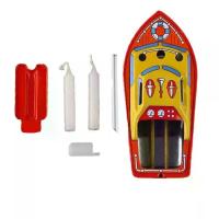 ราคา เรือสังกะสีโบราณ ของสะสม เรือป๊อกแป๊ก ของเล่นวิทยาศาสตร์เสริมความรู้ ของเล่นเด็ก Education Toy Steam Powered Candle Iron Boat No. 3019 (1729582670941162297)