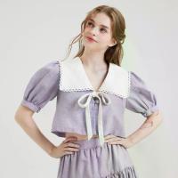 ราคา บอดี้สูทปาดไหล่โชว์เอว1ข้าง(Papers) Virgin Voyages Bolero Blouse (1733854588891006560)