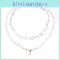 ราคา Retro Style Artificial Pearl Layered Necklace With Fish Tail And Animal Charm Handcrafted For Summer (1734593128257259084)