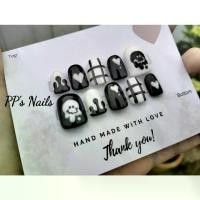 ราคา COD PP's Nails ⛅เล็บปลอมสำเร็จรูป ⛅ เล็บเจลแท้100% เล็บเจล เล็บปลอม สีเจลแท้ (1732843218677761158)
