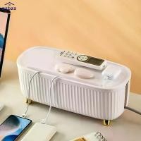 ราคา ZZBZZ Multi-Function Cable Management Box - Slim White Plastic Storage Box for Electrical Cables, Data Cables & Office Equipment with Gold Pattern (1733939944424834431)