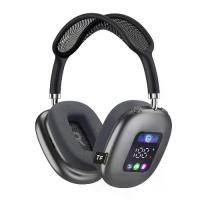 ราคา AKZ MAX600 Wireless Bluetooth Headphones, Over-Ear, Large LED HD Screen, RGB Digital Display, Headphones with TF Card Reader for Gaming, Sports, Classic Headphones, Cool Headphon (1733292669945808416)