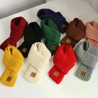 ราคา 2025 Children's Scarf Autumn and Winter Baby Bib Korean Style Boys Girls Cute Knitting Scarf Little Girl Wool Scarf (1733437868620678234)
