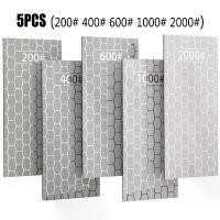 ราคา ชุดหินลับมีดเพชร 5 ชิ้น Diamond Sharpening Stone Set อุปกรณ์เจียรรูปเพชร สำหรับลับมีด ค้อน เครื่องมือ มี 5 ระดับความหยาบ 200/400/600/1000/2000 เหมาะสำหรับมีด ด้ามคม และอุปกรณ์ช่า (1734235680470435092)