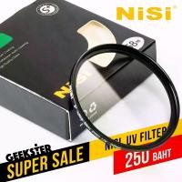 ราคา 100% NISI UV Filter แบบใส 37mm / 58mm ( ฟิลเตอร์ แบบ ใส 37 / 58 mm Nisi ) เตรียมขายหมด！ (1734021789388604627)