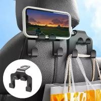 ราคา Universal Car Seat Back Double Hooks Headrest Mount Storage Holder Car Seat Headrest Ipad Phone Holders Hanger Storage Organizer Multifunction Car Interior Accessories (1734286556022146656)