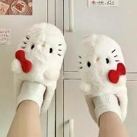 ราคา แนะนำ พร้อมส่งรองเท้าแตะ คิตตี้ รองเท้าสำหรับใส่ในบ้าน สลิปเปอร์ kitty รองเท้าน่ารัก ของขวัญ ของแต่งบ้าน 49040 (1734395730886494171)
