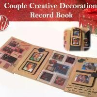 ราคา Hand-assembled Couple Diy Album Kit Record Album Creative Diy Vintage Mechanism Album Kit Black-brown Vintage Style 25 Mechanisms Flip-open Album Kit Memorial Record (1733480988947613043)