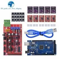 ราคา แผงควบคุม Mega 2560 R3 + RAMPS 1.4, TZT, ไดรฟ์มอเตอร์สเต็ปเปอร์ A4988 หรือ DRV8825 5 ชิ้น, เข้ากันได้กับ Arduino (1733414691123005195)