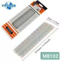 ราคา MB102 830 บอร์ดทดลอง, บอร์ดทดลองขนมปัง, บอร์ดทดลอง MB102, DIY อิเล็กทรอนิกส์, สำหรับ Arduino, 1 ชิ้น (1732848920115382027)