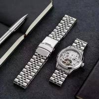 ราคา สายนาฬิกาสแตนเลสแท้ 316L ขนาด 20 มม.22 มม.สำหรับนาฬิกา Seiko Jubilee Rolex สายนาฬิกาแบบดำน้ำ หัวเข็มขัดแบบผีเสื้อ สายข้อมือผู้ชาย (1734533505085637886)