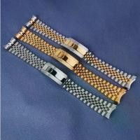 ราคา Watch strap, silver, gold, 22 mm.For Seiko 5 SRPD 53K1 (1733687528230323847)