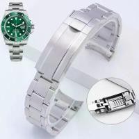ราคา สายนาฬิกาสแตนเลส, สีทึบ, สำหรับ Rolex Daytona, Oyster, Perpetual, Submariner, สำหรับ Seiko NH35, สร้อยข้อมือข้อมือสายนาฬิกา, มีขนาด 20 และ 21 มม. (1732754190744716321)